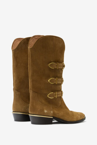 Bottes en cuir suédé Mexia Bottes en cuir suédé Mexia