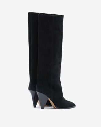 Bottes en cuir suédé Ririo