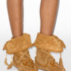 Bottes en cuir tressé Winki