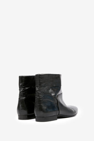 Bottes plates en cuir verni Juoza