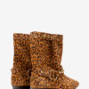 Bottes Stania à talons plats en cuir de veau suédé imprimé Bottes Stania à talons plats en cuir de veau suédé imprimé