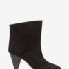 Bottes à talons hauts en cuir de veau suédé Loline
