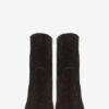 Bottes à talons hauts en cuir de veau suédé Loline