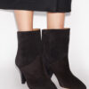 Bottes à talons hauts en cuir de veau suédé Loline