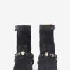 Bottes à talons plats Stania en cuir de veau suédé Bottes à talons plats Stania en cuir de veau suédé