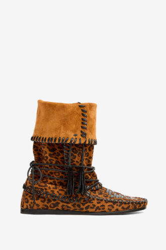 Bottes Winki en cuir suédé tissé Bottes Winki en cuir suédé tissé