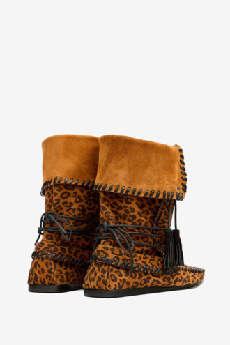 Bottes Winki en cuir suédé tissé Bottes Winki en cuir suédé tissé