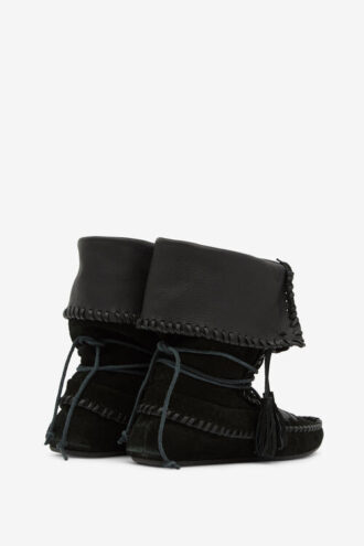 Bottes Winki en cuir tressé et daim Bottes Winki en cuir tressé et daim