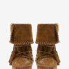 Bottes Winki en cuir tressé et daim Bottes Winki en cuir tressé et daim