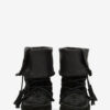 Bottes Winki en cuir tressé et daim