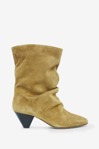 Bottines en cuir de veau suédé Reachi