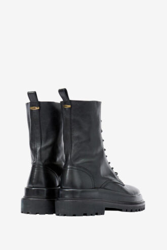 Bottines en cuir lisse Ghiso