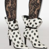 Bottines en cuir à pois Lolya Bottines en cuir à pois Lolya