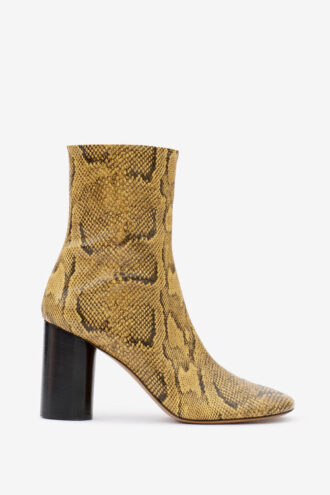 Bottines en cuir souple à talons hauts Bottines en cuir souple à talons hauts