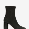 Bottines en cuir souple à talons hauts Bottines en cuir souple à talons hauts