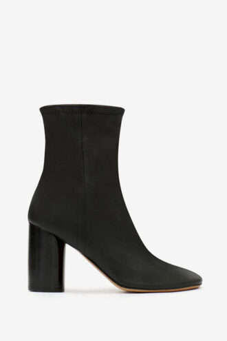 Bottines en cuir souple à talons hauts Bottines en cuir souple à talons hauts