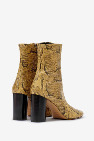 Bottines en cuir souple à talons hauts Bottines en cuir souple à talons hauts