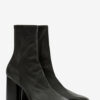 Bottines en cuir souple à talons hauts Bottines en cuir souple à talons hauts
