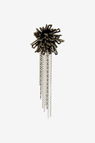 Boucle d&rsquo;oreille pendante Amber