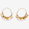 Boucles d&rsquo;oreilles créoles Casablanca dorées