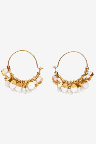Boucles d&rsquo;oreilles créoles Casablanca dorées