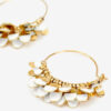 Boucles d&rsquo;oreilles créoles Casablanca dorées