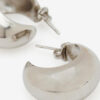 Boucles d’oreilles créoles convexes brillantes Boucles d’oreilles créoles convexes brillantes