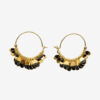 Boucles d&rsquo;oreilles créoles dorées Casablanca