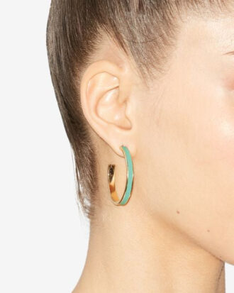 Boucles d&rsquo;oreilles créoles dorées Casablanca