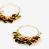 Boucles d&rsquo;oreilles créoles dorées Casablanca