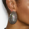 Boucles d’oreilles créoles en strass Enjoy Boucles d’oreilles créoles en strass Enjoy