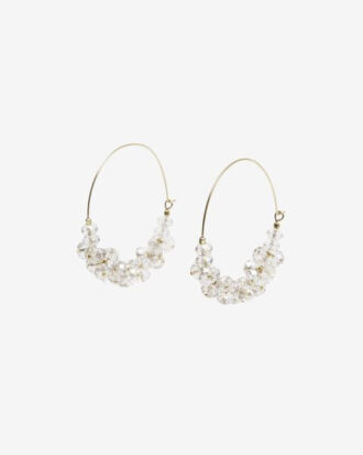Boucles d&rsquo;oreilles créoles Polly dorées