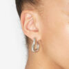 Boucles d&rsquo;oreilles créoles style « Link »