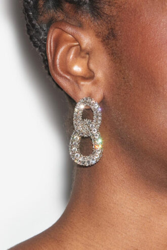 Boucles d&rsquo;oreilles Funky Ring en strass