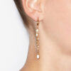 Boucles d&rsquo;oreilles à pampilles dorées Casablanca
