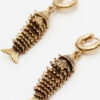 Boucles d’oreilles pendantes en forme de poisson de rivière Boucles d’oreilles pendantes en forme de poisson de rivière