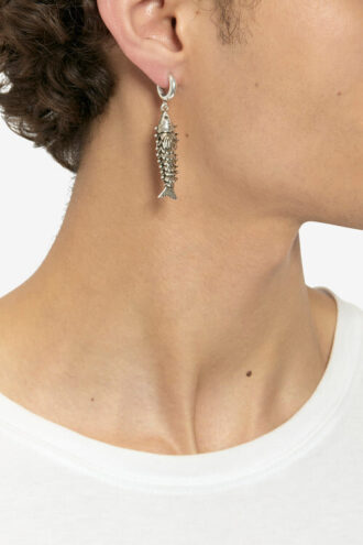 Boucles d&rsquo;oreilles pendantes en forme de poisson River Man