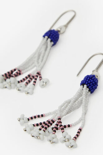 Boucles d&rsquo;oreilles pendantes Nuna Beaded