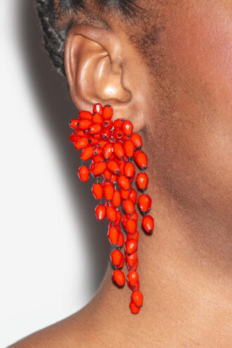 Boucles d&rsquo;oreilles pendantes à perles Hanabi