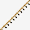 Bracelet à chaîne en laiton doré Casablanca