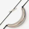 Bracelet en cuir Oyan avec perle oversize