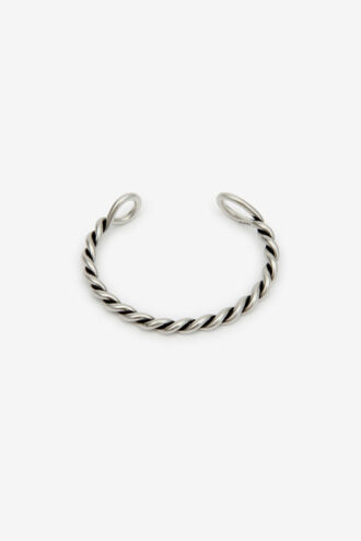 Bracelet rigide en laiton tressé Roy