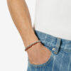 Bracelet rigide en laiton tressé Roy
