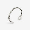 Bracelet rigide en laiton tressé Roy