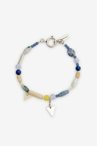 Bracelet Yulian en pierre, bois et pendentif