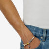 Bracelet Yulian en pierre, bois et pendentif