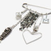 Broche Abby avec pendentifs