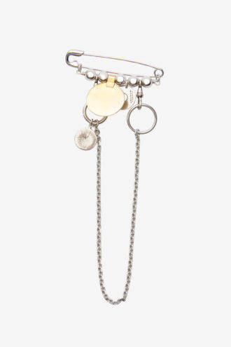 Broche chaîne et pompons Bonnnie
