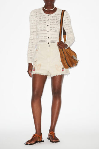 Cardigan court ajouré Ajaline