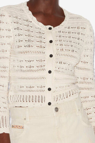 Cardigan court ajouré Ajaline